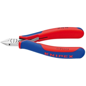 Knipex 77 72 115 Electronics Diagonal Cutter Pointed Jaws Mini 115mm Grip Handle